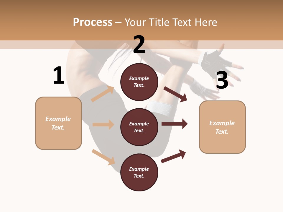 Young Jump Performance PowerPoint Template