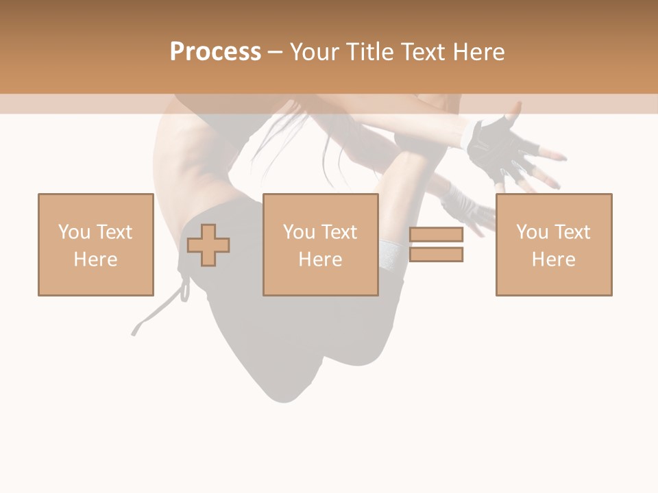 Young Jump Performance PowerPoint Template