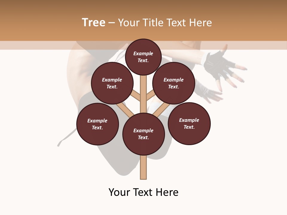 Young Jump Performance PowerPoint Template