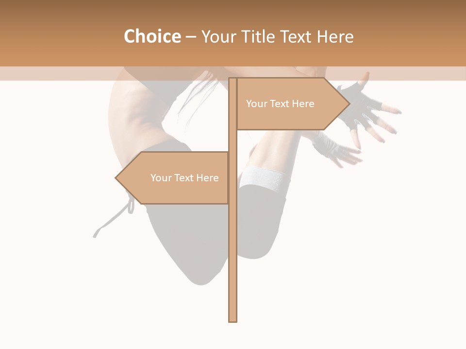 Young Jump Performance PowerPoint Template