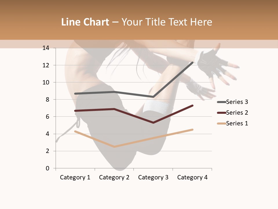 Young Jump Performance PowerPoint Template