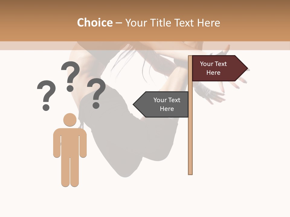 Young Jump Performance PowerPoint Template