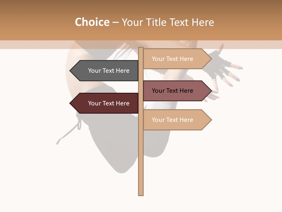 Young Jump Performance PowerPoint Template