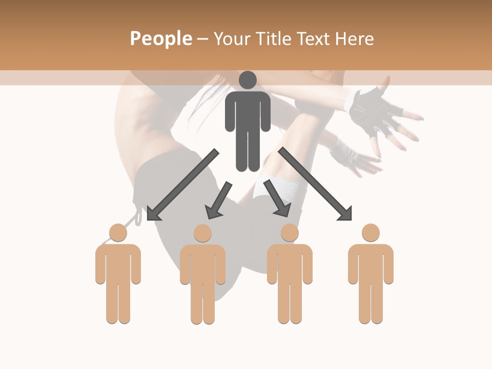 Young Jump Performance PowerPoint Template