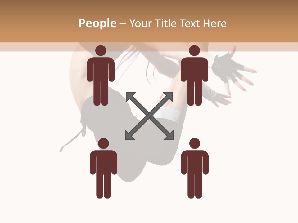 Young Jump Performance PowerPoint Template