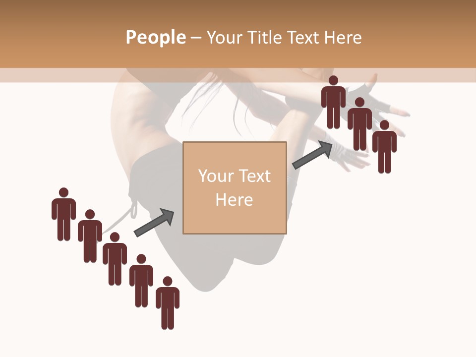 Young Jump Performance PowerPoint Template