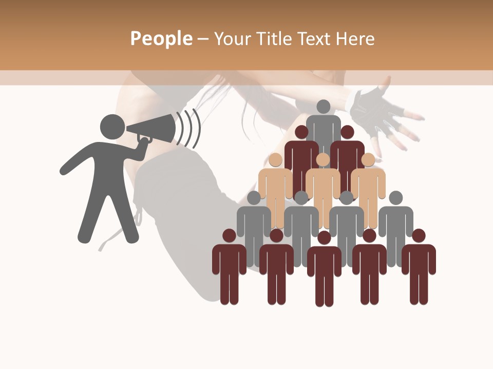 Young Jump Performance PowerPoint Template