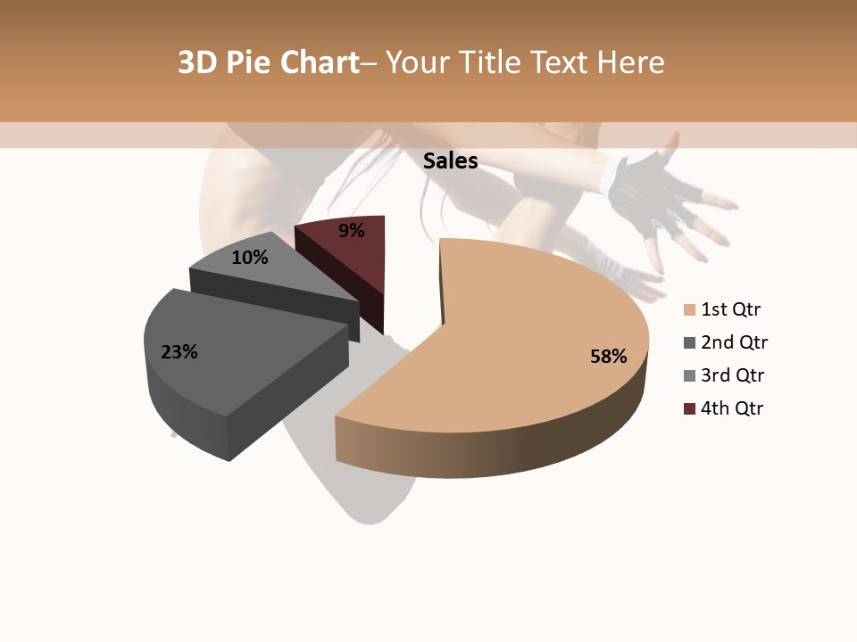 Young Jump Performance PowerPoint Template