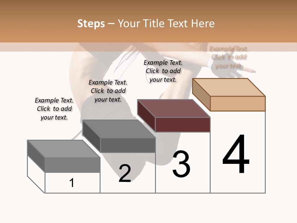 Young Jump Performance PowerPoint Template