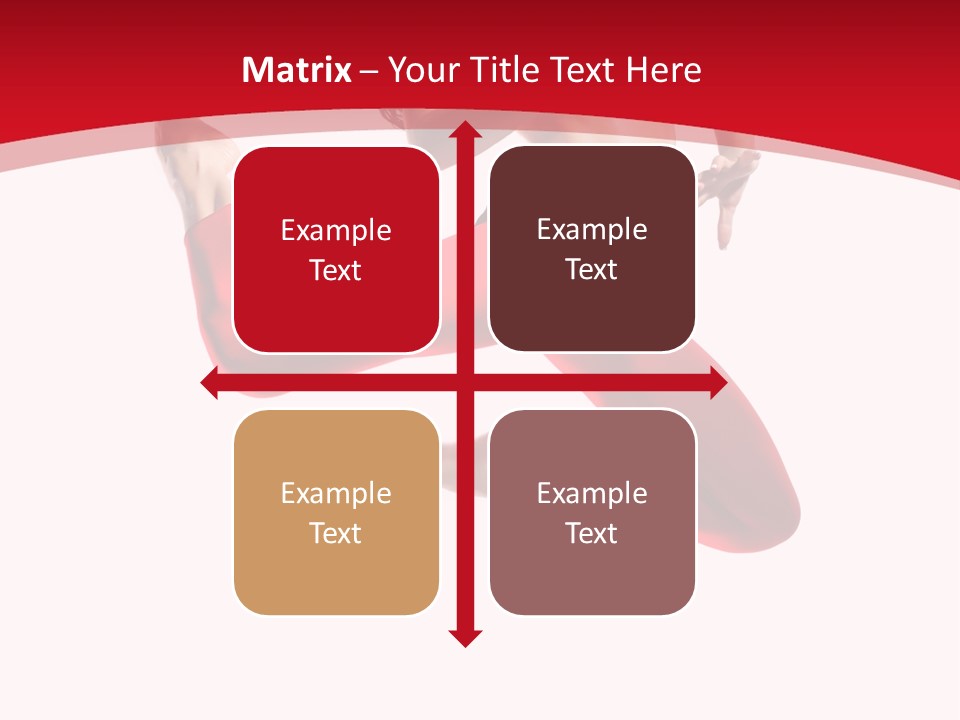 Isolated White Ice PowerPoint Template