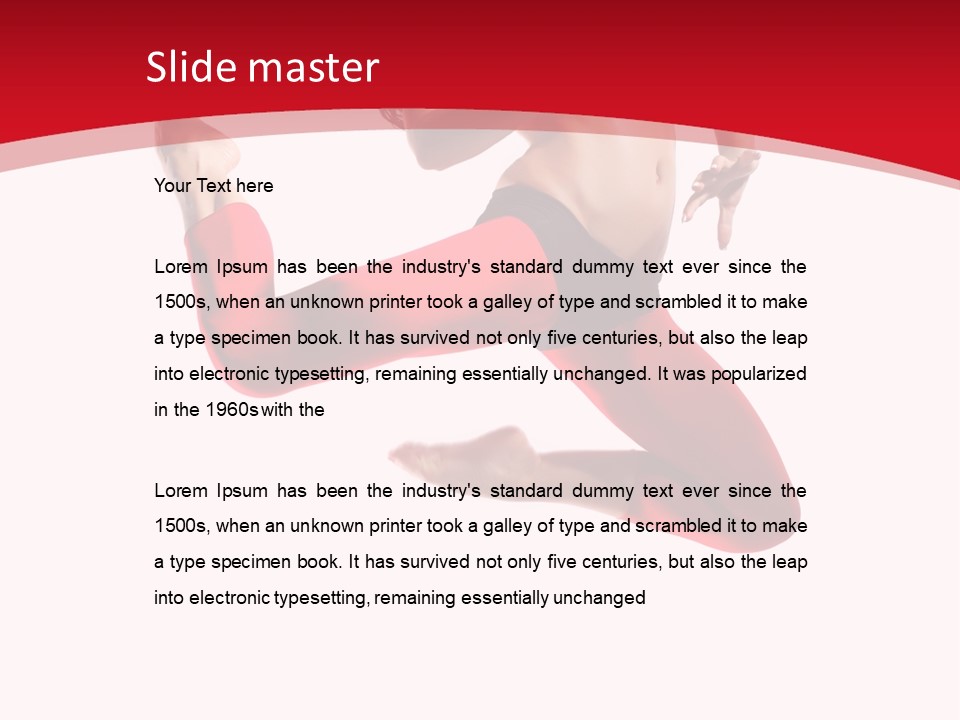 Isolated White Ice PowerPoint Template