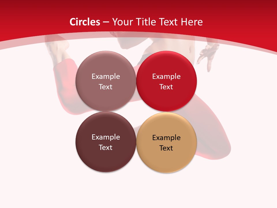 Isolated White Ice PowerPoint Template