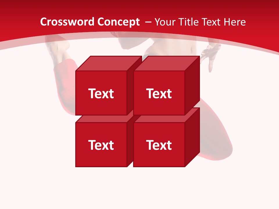 Isolated White Ice PowerPoint Template