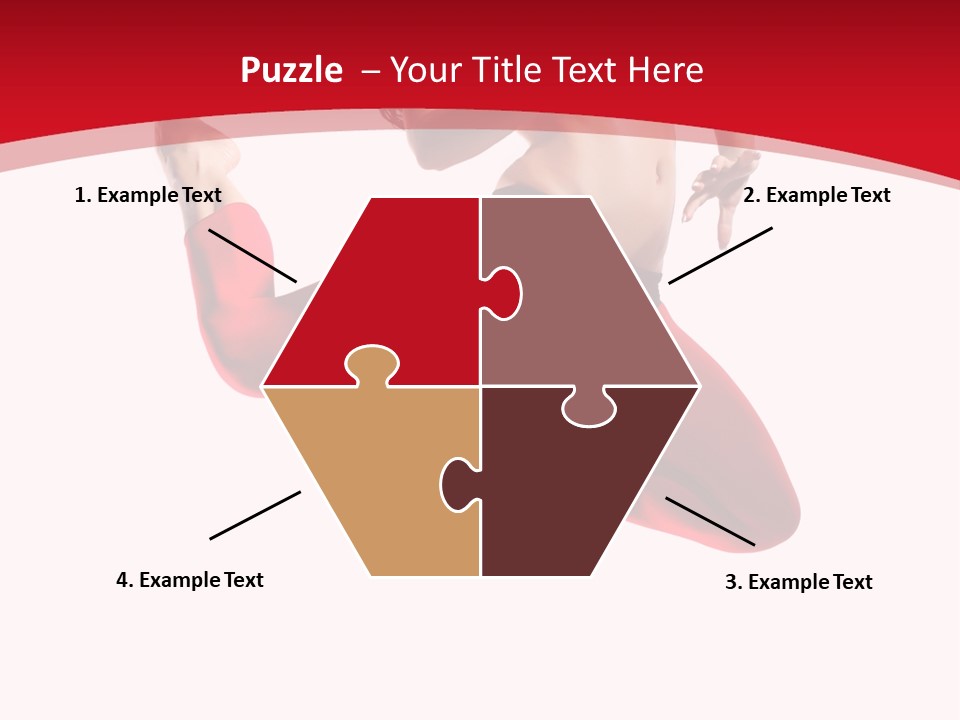 Isolated White Ice PowerPoint Template