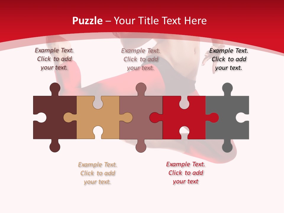 Isolated White Ice PowerPoint Template