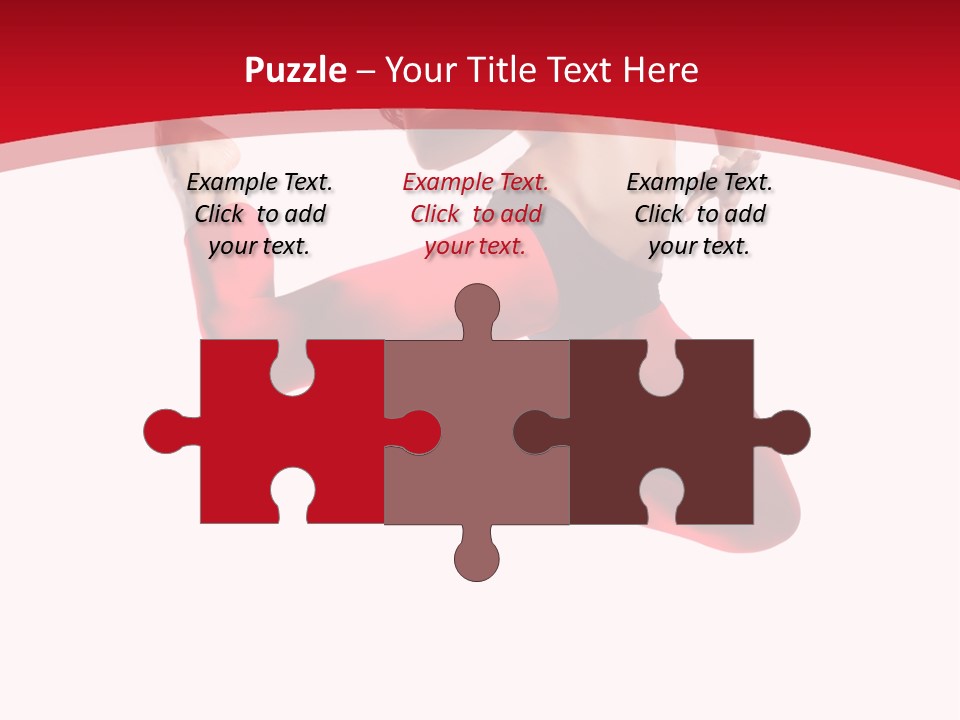 Isolated White Ice PowerPoint Template