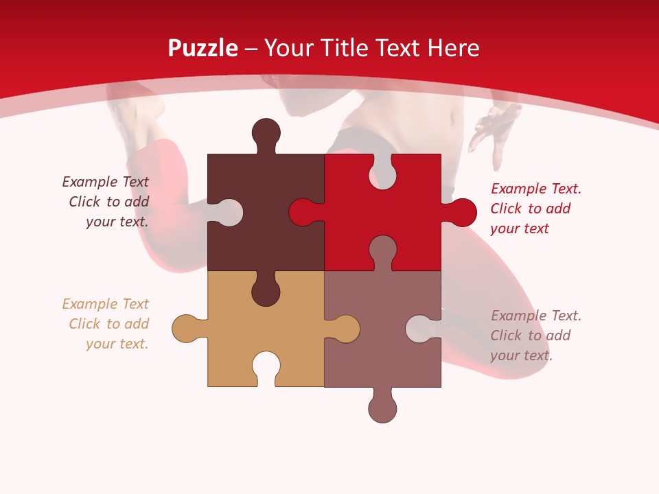 Isolated White Ice PowerPoint Template