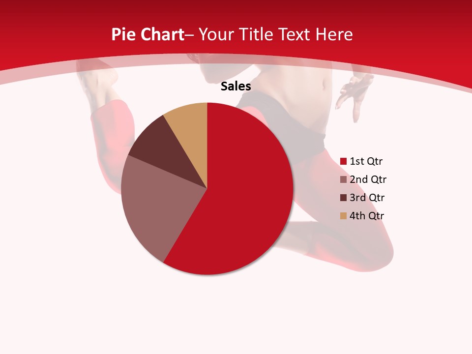 Isolated White Ice PowerPoint Template