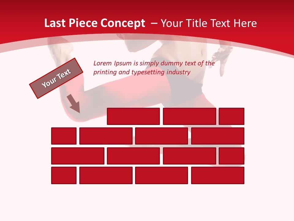 Isolated White Ice PowerPoint Template