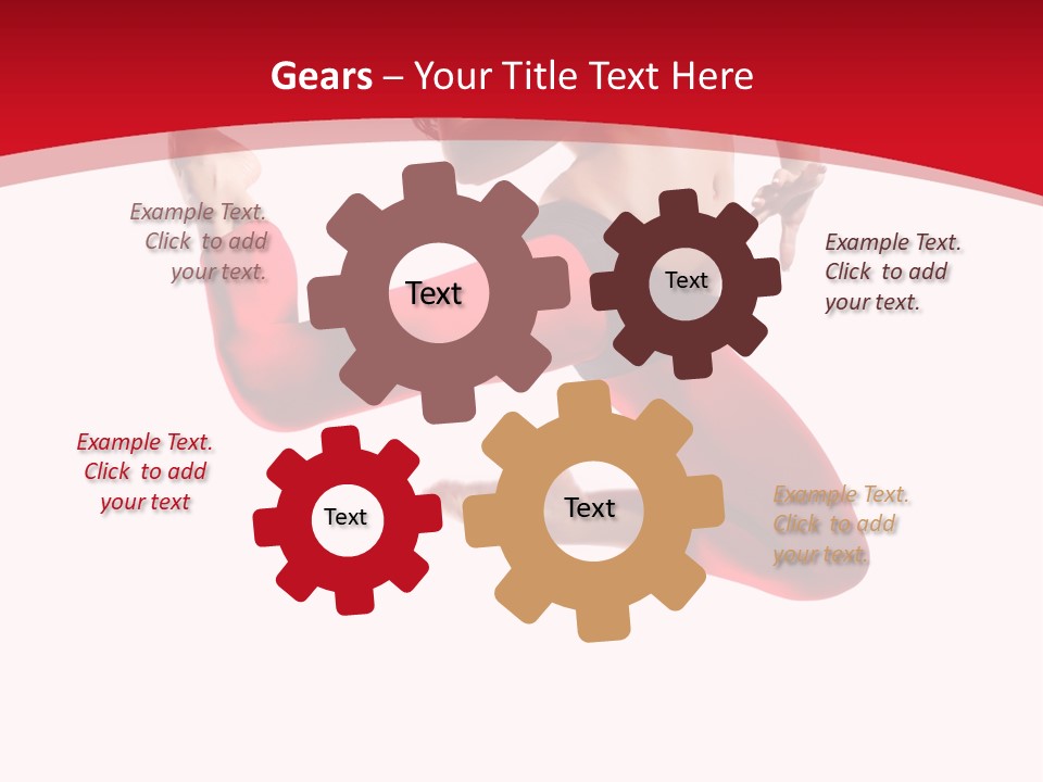 Isolated White Ice PowerPoint Template