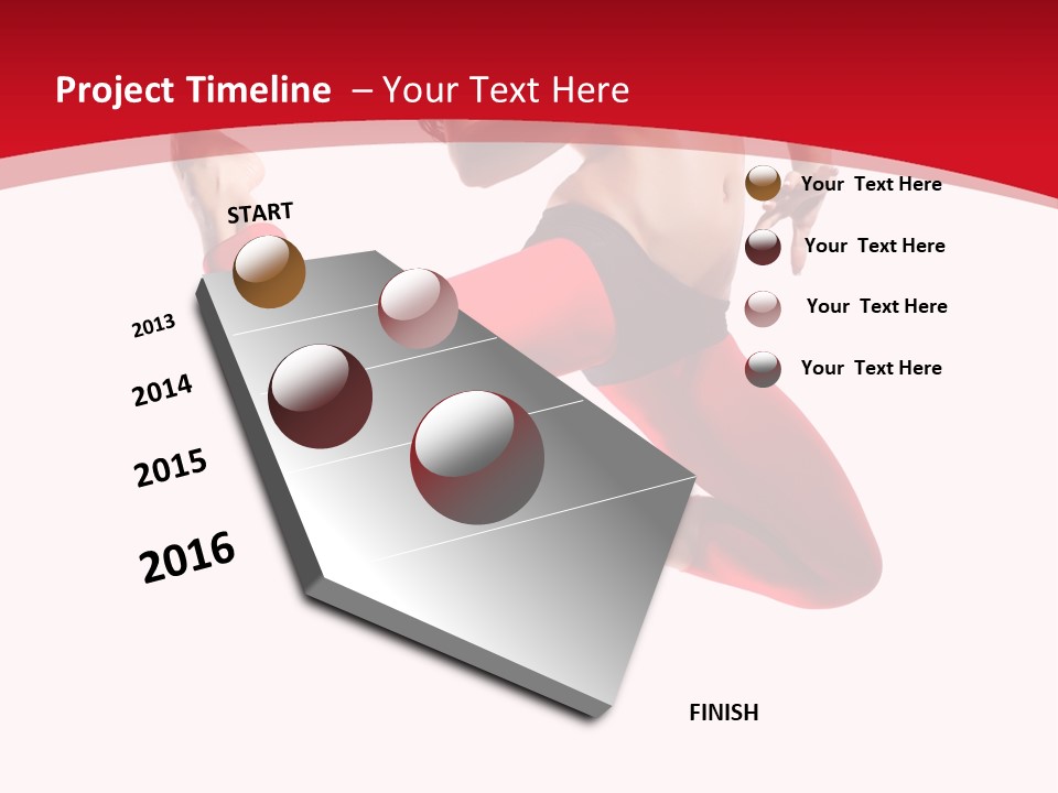 Isolated White Ice PowerPoint Template