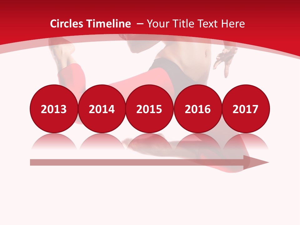 Isolated White Ice PowerPoint Template