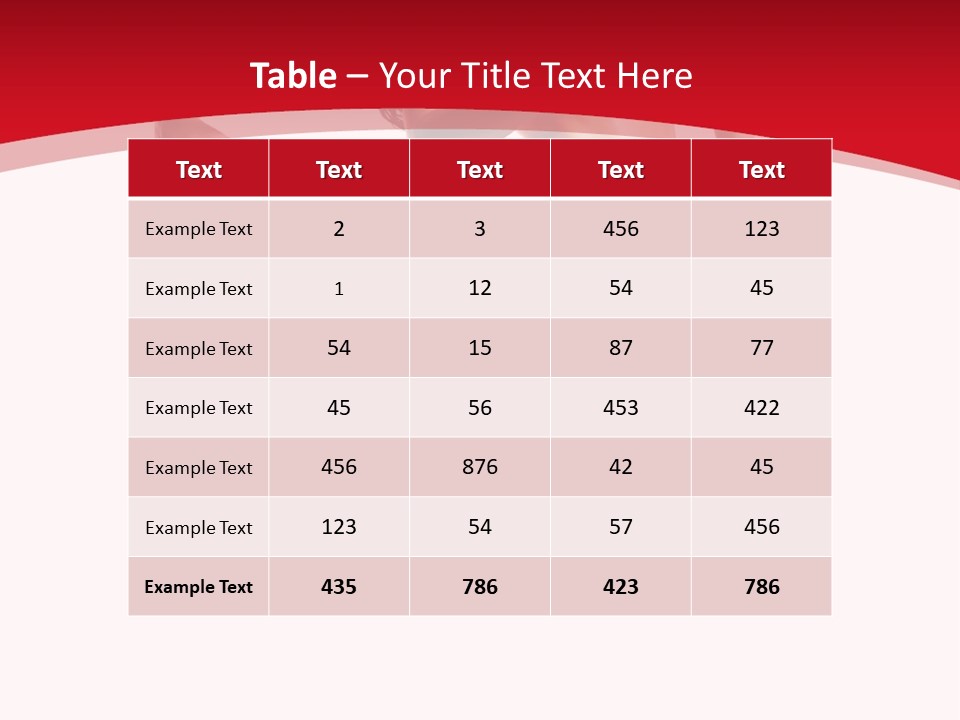 Isolated White Ice PowerPoint Template