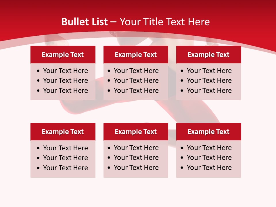 Isolated White Ice PowerPoint Template