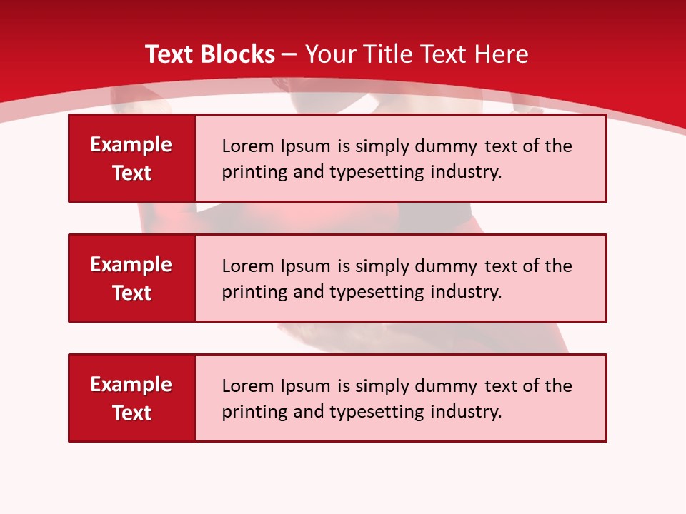 Isolated White Ice PowerPoint Template