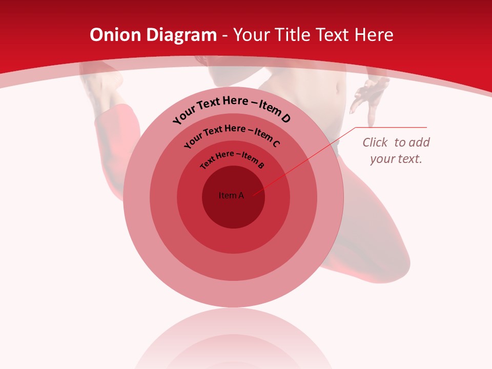 Isolated White Ice PowerPoint Template