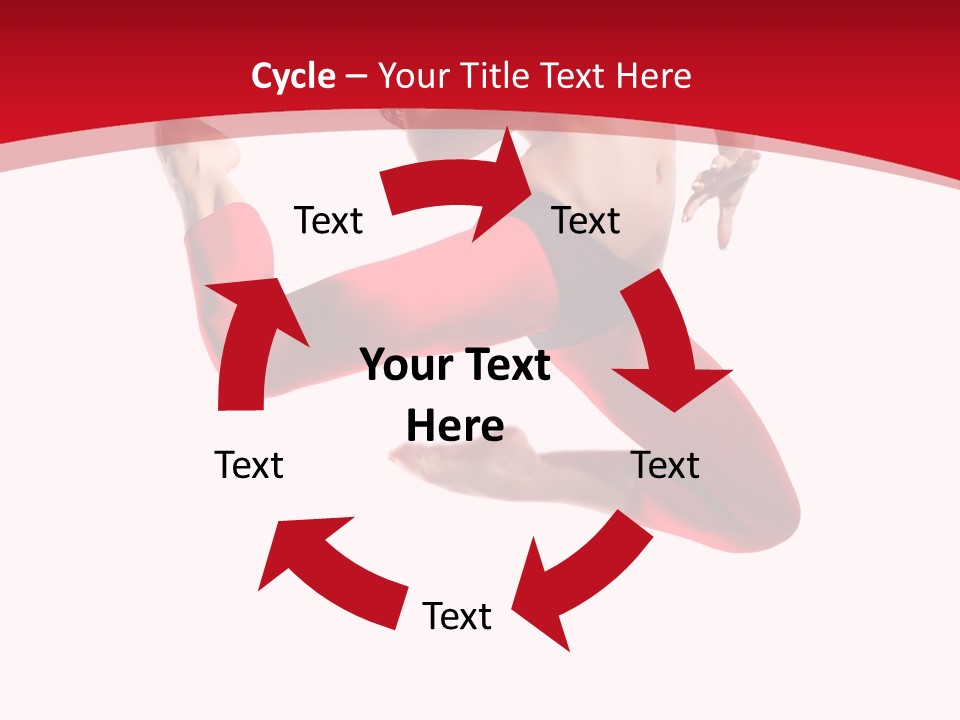 Isolated White Ice PowerPoint Template