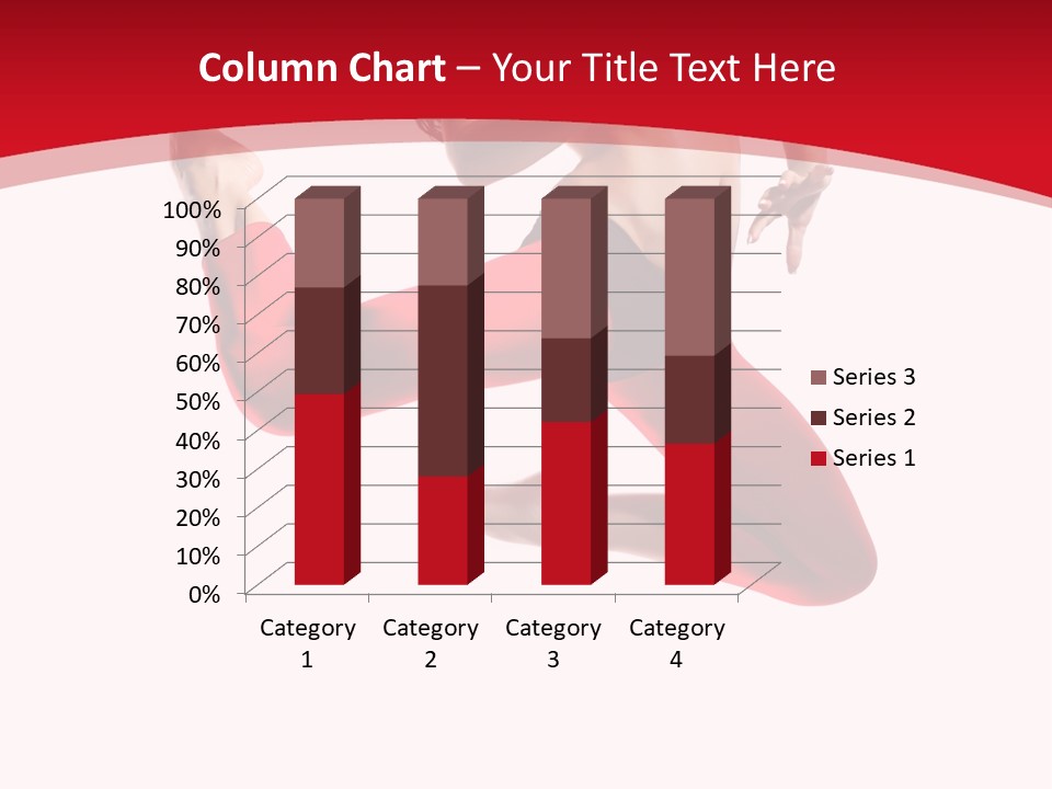 Isolated White Ice PowerPoint Template