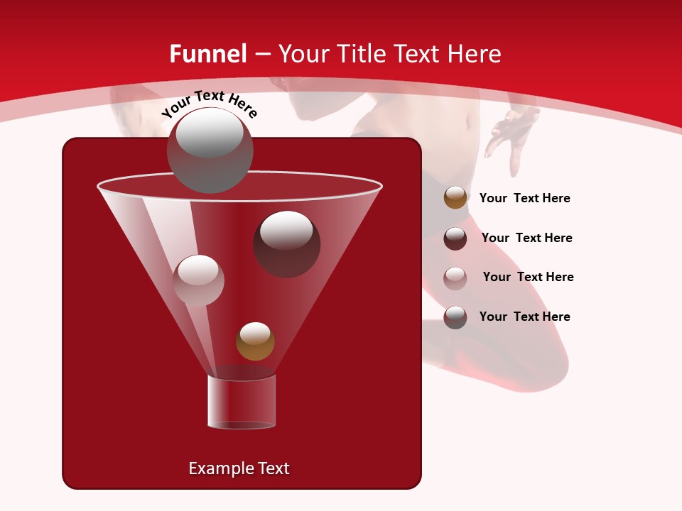 Isolated White Ice PowerPoint Template