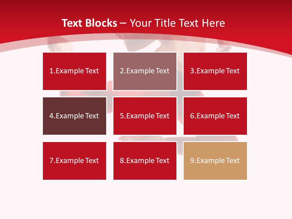 Isolated White Ice PowerPoint Template