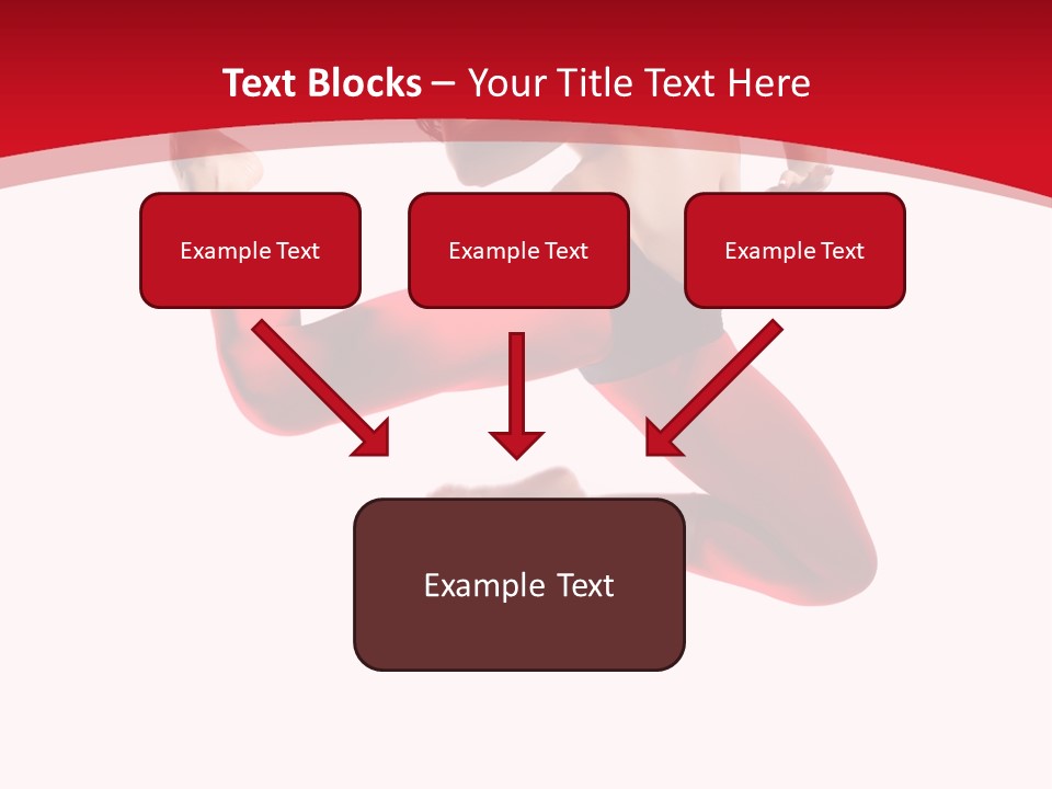 Isolated White Ice PowerPoint Template