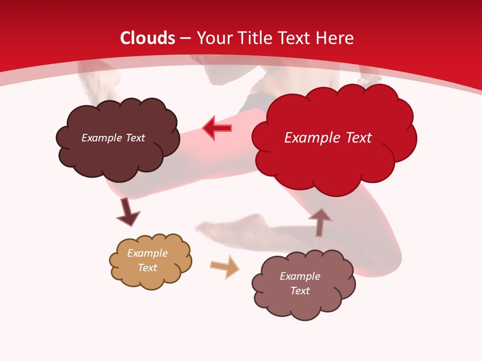 Isolated White Ice PowerPoint Template