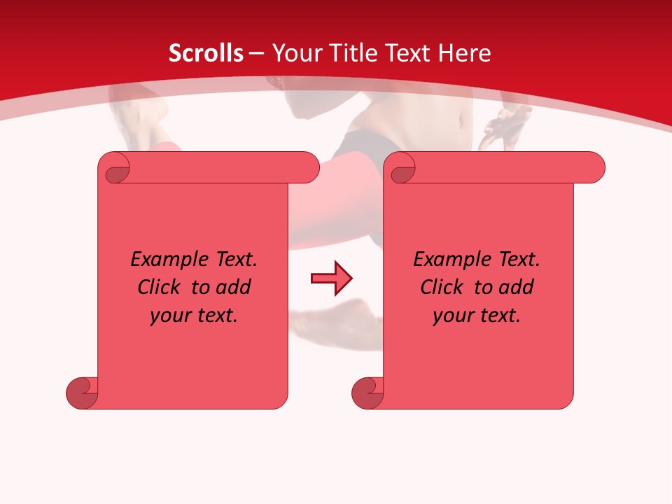 Isolated White Ice PowerPoint Template