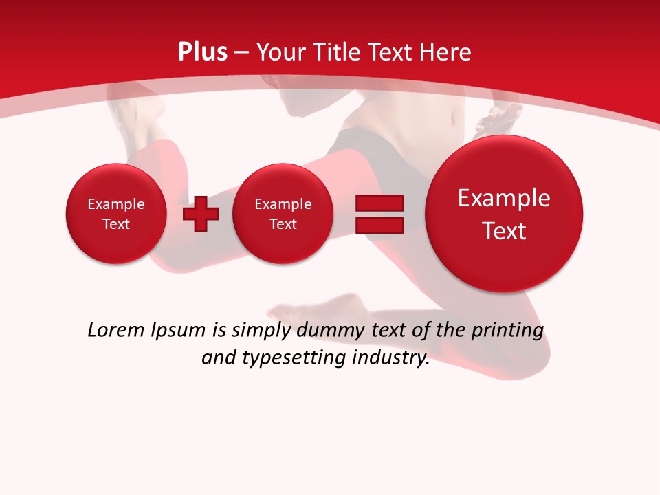 Isolated White Ice PowerPoint Template