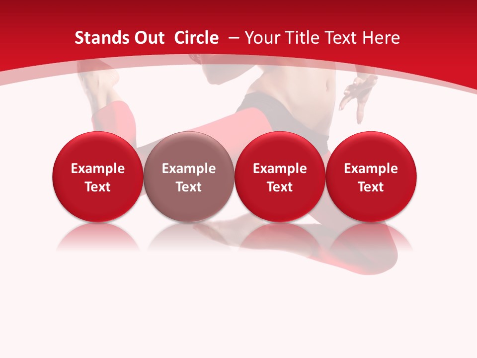 Isolated White Ice PowerPoint Template