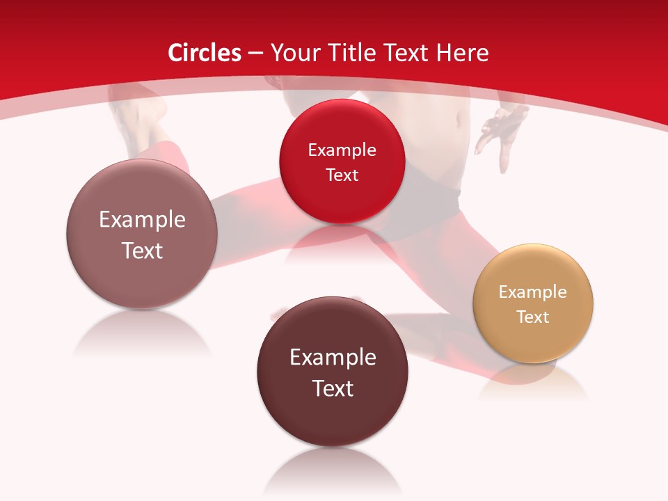 Isolated White Ice PowerPoint Template