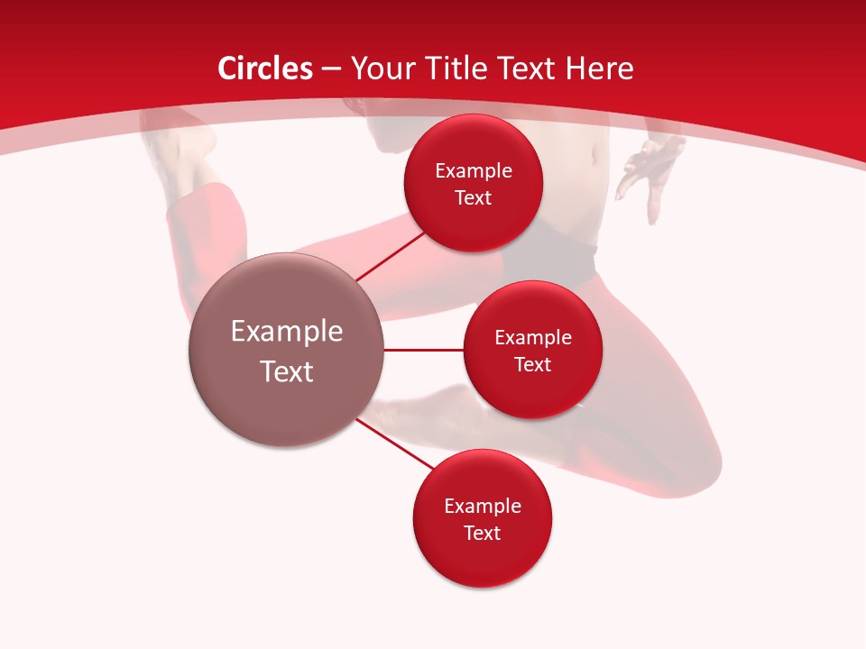 Isolated White Ice PowerPoint Template