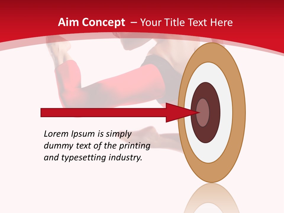 Isolated White Ice PowerPoint Template