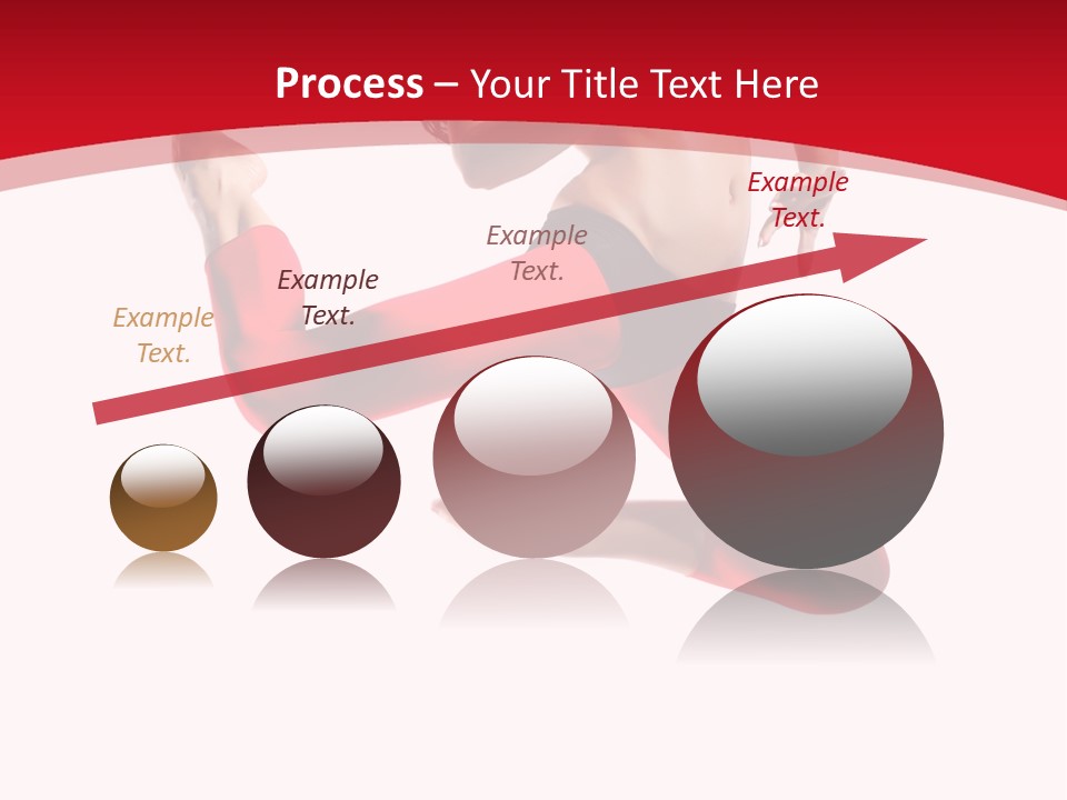 Isolated White Ice PowerPoint Template