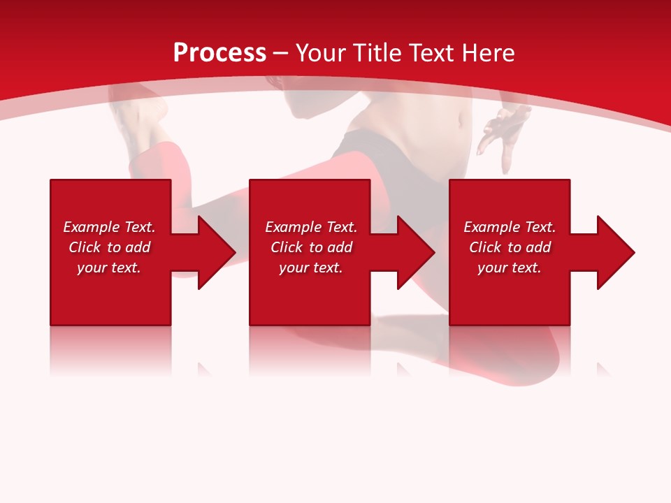 Isolated White Ice PowerPoint Template