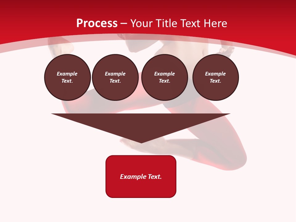 Isolated White Ice PowerPoint Template