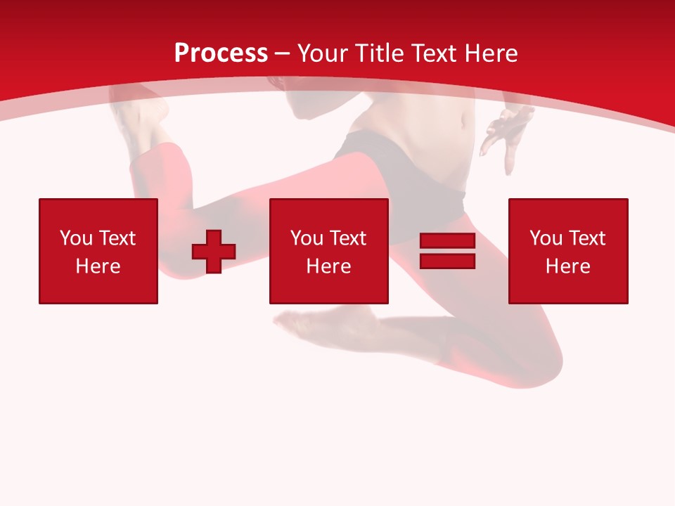 Isolated White Ice PowerPoint Template