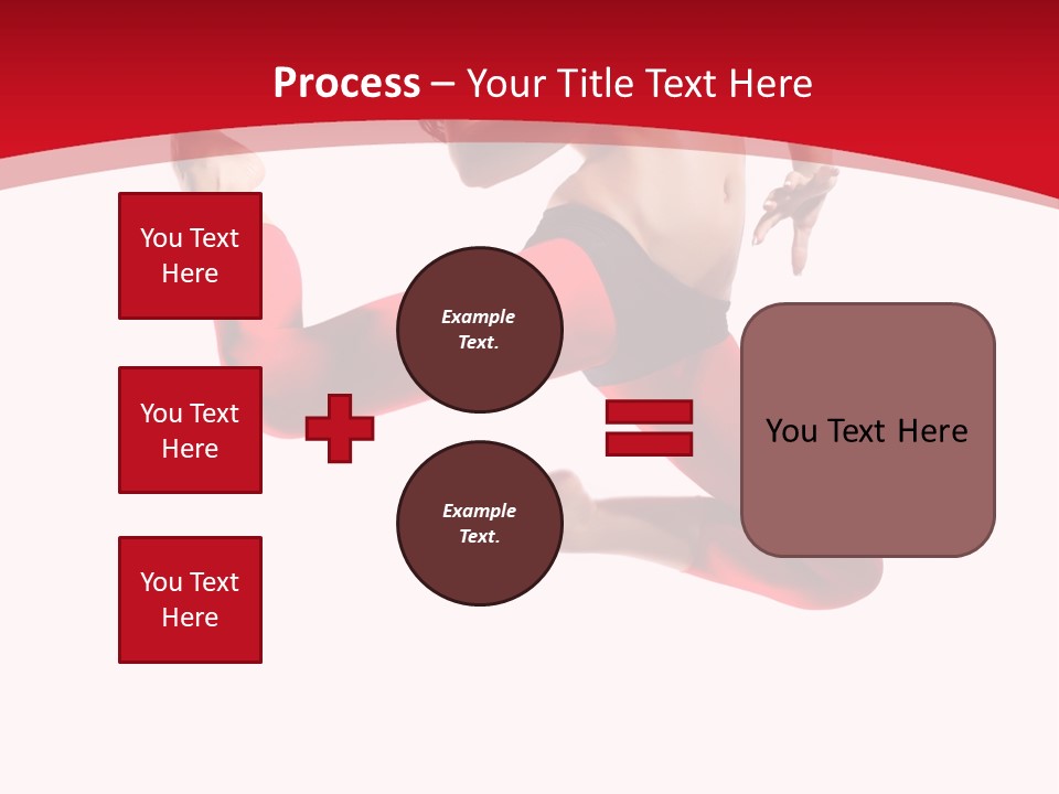 Isolated White Ice PowerPoint Template