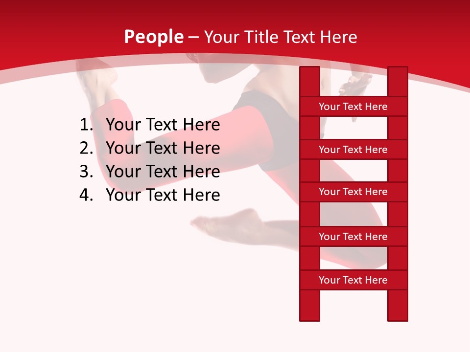 Isolated White Ice PowerPoint Template