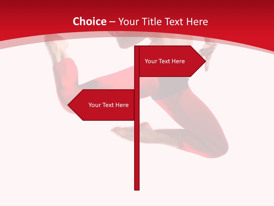 Isolated White Ice PowerPoint Template