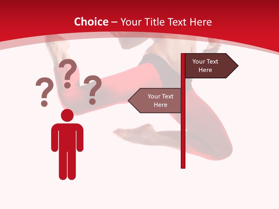 Isolated White Ice PowerPoint Template